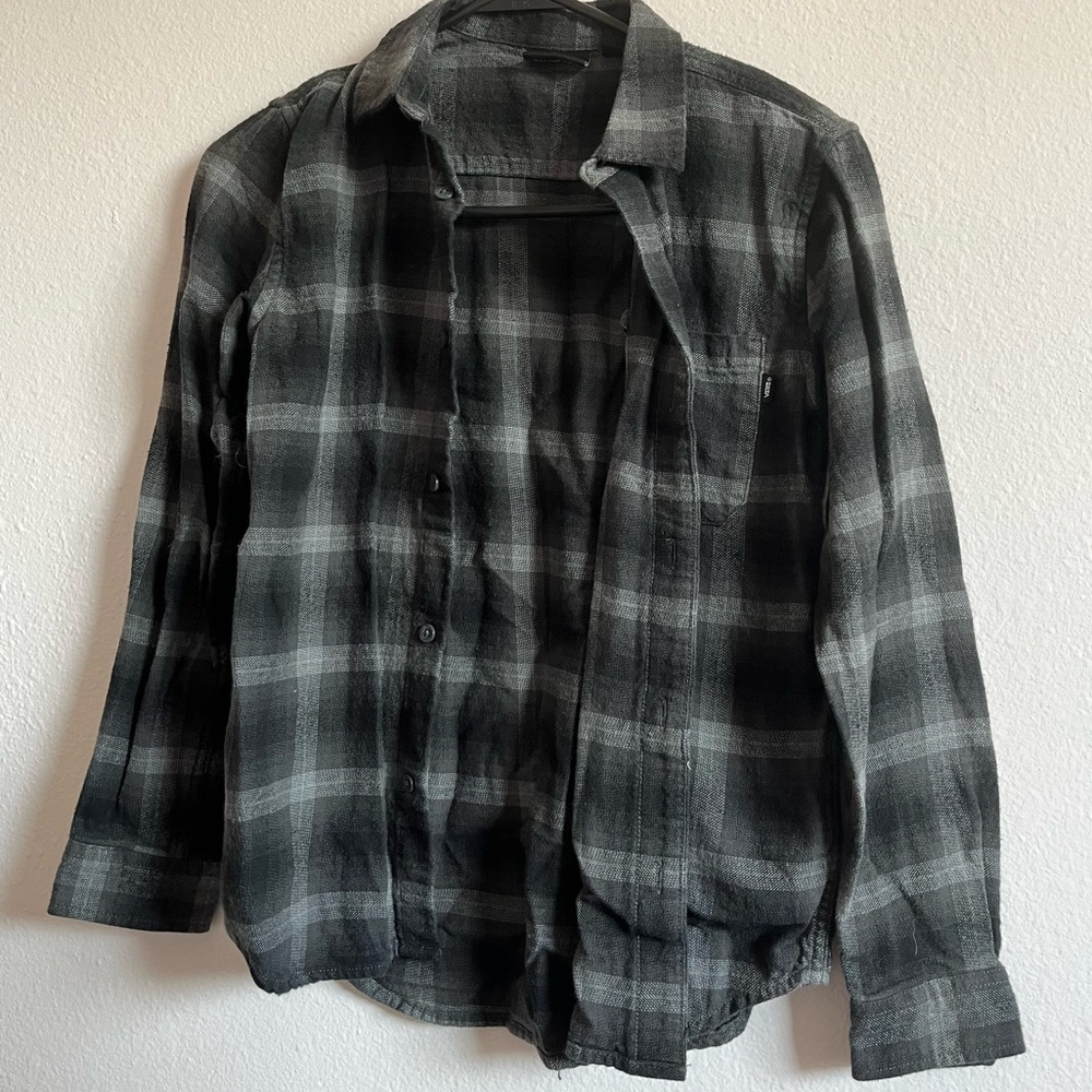 Dark vans flannel